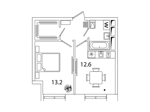 Москва, 1-но комнатная квартира, Рязанский пр-кт. д.2, 5855530 руб.