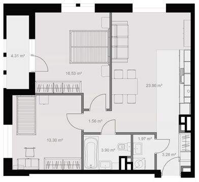 Москва, 2-х комнатная квартира, Кронштадтский б-р. д.6к1, 11592000 руб.