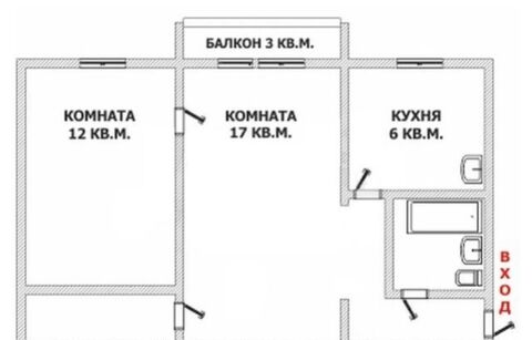 Электросталь, 2-х комнатная квартира, ул. Красная д.92, 2300000 руб.