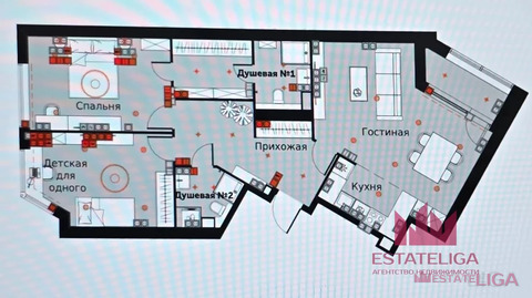 Москва, 3-х комнатная квартира, ул. Академика Волгина д.2, 46865000 руб.