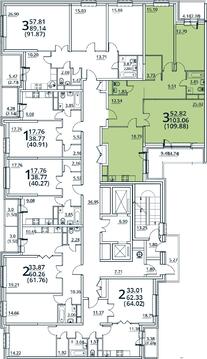 Москва, 3-х комнатная квартира, ул. Радиальная 6-я д.7, 9892496 руб.