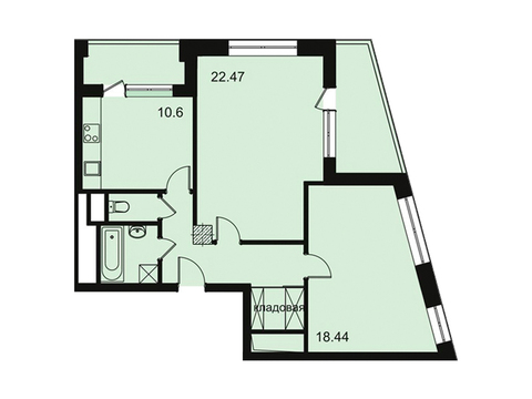 Москва, 2-х комнатная квартира, ул. Автозаводская д.23стр120, 12232860 руб.