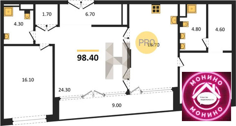 Москва, 3-х комнатная квартира, ул. Нижние Мневники д., 102139200 руб.