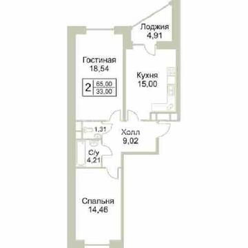 Раменское, 2-х комнатная квартира, Крымская ул д.1, 5000000 руб.