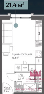 Москва, 1-но комнатная квартира, ул. Дубининская д.59к1, 16500000 руб.