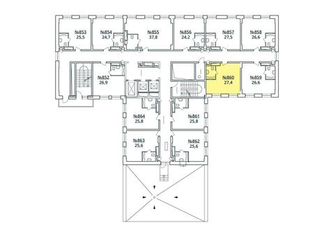 Москва, 1-но комнатная квартира, ул. Радиальная 6-я д.7, к 35, 3043619 руб.