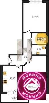 Домодедово, 2-х комнатная квартира, Современников ул. д.д. 8, 9089280 руб.