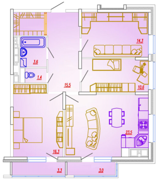 Мытищи, 3-х комнатная квартира, мкр. 36 д.д.10, 7412000 руб.