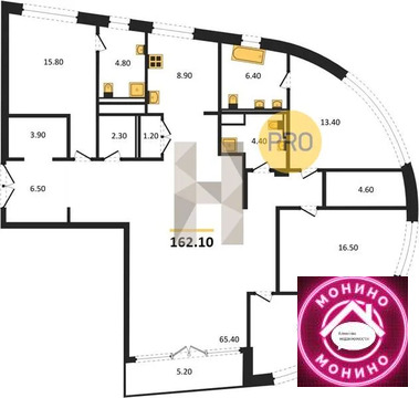 Москва, 4-х комнатная квартира, ул. Нижние Мневники д., 140864900 руб.