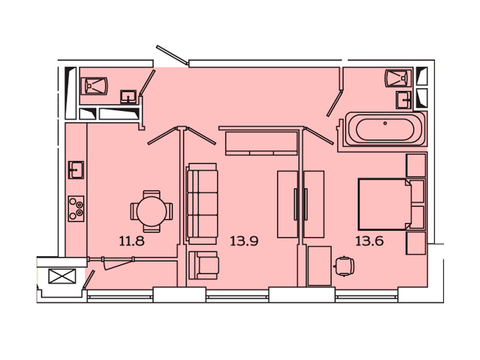 Москва, 2-х комнатная квартира, Рязанский пр-кт. д.2, 10037234 руб.