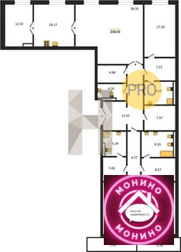 Москва, 3-х комнатная квартира, Крестовоздвиженский пер. д.д. 4, 547430000 руб.