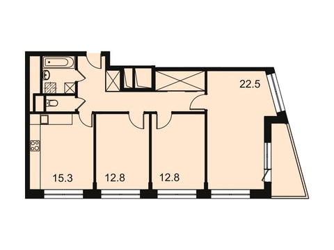 Москва, 3-х комнатная квартира, ул. Автозаводская д.23стр120, 16312842 руб.