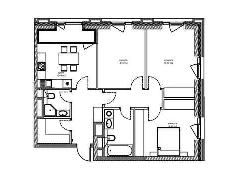 Москва, 3-х комнатная квартира, ул. Автозаводская д.Вл23, 20277519 руб.