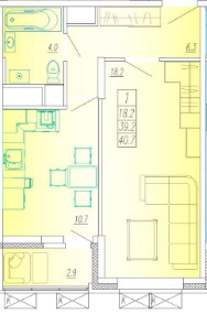 Мытищи, 1-но комнатная квартира, Ярославское ш. д.73, 3581600 руб.