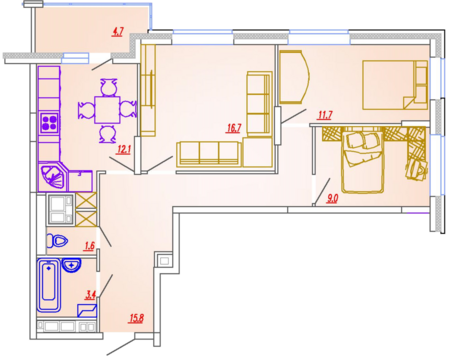 Мытищи, 3-х комнатная квартира, мкр. 36 д.д.10, 5263300 руб.