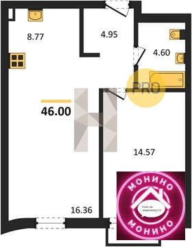 Москва, 1-но комнатная квартира, 8 Соколиной Горы ул. д.д. вл. 26А, 17894000 руб.