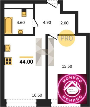 Москва, 1-но комнатная квартира, Ленинградское шос. д., 20627200 руб.