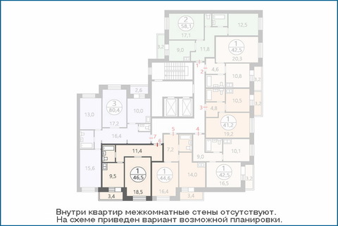 Поварово, 1-но комнатная квартира, 1-й мкр. д.к2, 2137052 руб.