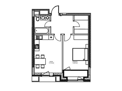 Москва, 1-но комнатная квартира, ул. Автозаводская д.Вл23, 11415950 руб.