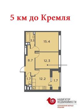 Москва, 2-х комнатная квартира, ул Архитектора Щусева д.д. 2, корпус 3, 14410126 руб.