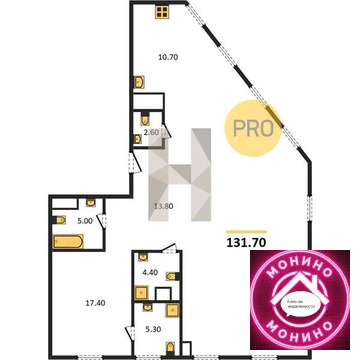 Москва, 3-х комнатная квартира, Серебрянический пер. д.д. 6, 169113368 руб.
