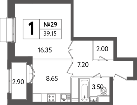 Москва, 1-но комнатная квартира, Яна Райниса б-р. д.вл.4, корп.3, 7234920 руб.