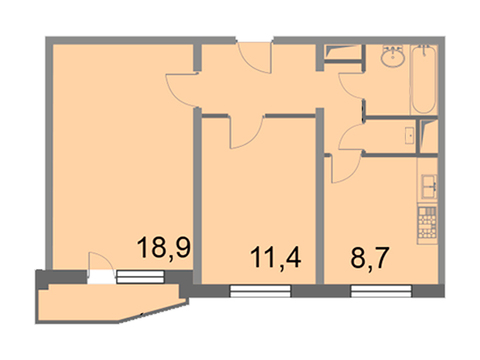 Москва, 2-х комнатная квартира, Грайвороновский 2-й проезд д.вл38с4, 7661093 руб.