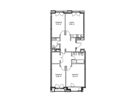 Москва, 3-х комнатная квартира, ул. Автозаводская д.Вл23, 22995288 руб.