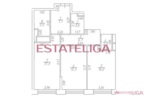 Москва, 3-х комнатная квартира, Береговой проезд д.3, 38000000 руб.