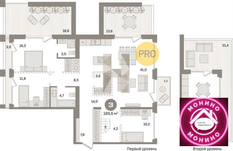 Москва, 3-х комнатная квартира, ул. Дубининская д.д. 59, корпус 2, 136810000 руб.