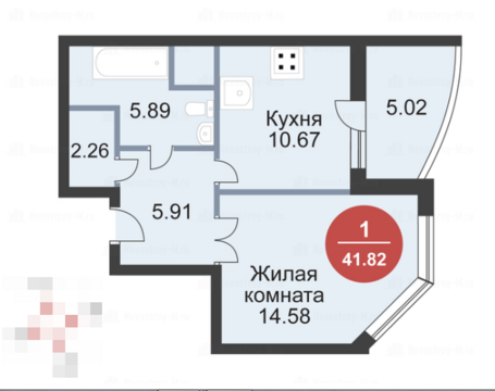 Москва, 1-но комнатная квартира, Атласова д.3, 5500000 руб.
