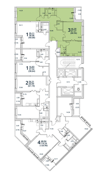 Москва, 3-х комнатная квартира, ул. Радиальная 6-я д.7, к 28/29, 6748469 руб.