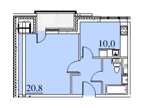 Москва, 1-но комнатная квартира, ул. Автозаводская д.23стр120, 6695612 руб.