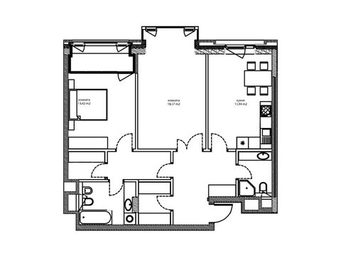 Москва, 2-х комнатная квартира, ул. Автозаводская д.Вл23, 23262598 руб.