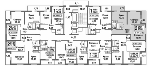 Москва, 2-х комнатная квартира, улица Татьянин Парк д., 8065790 руб.