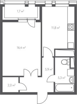 Москва, 1-но комнатная квартира, 1-Й Нагатинский проезд д.14, 9458295 руб.