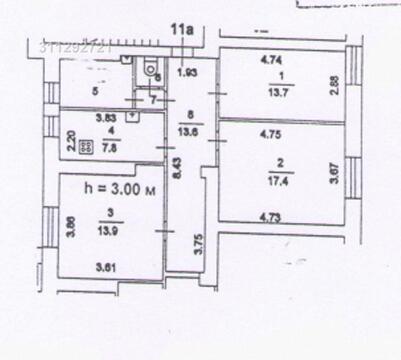 6 комнат, высота потолка 3 м. . Street retail на проезжей части, среди, 19200 руб.
