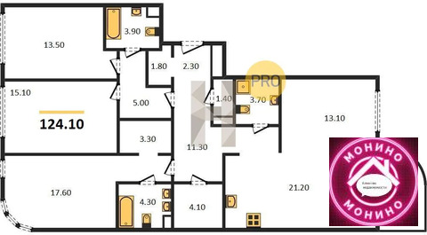 Москва, 3-х комнатная квартира, ул. Автозаводская д.д. 23/64, 66567013 руб.