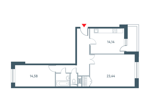 Москва, 2-х комнатная квартира, ул. Викторенко д.11С24, 20356434 руб.