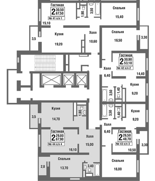 Балашиха, 2-х комнатная квартира, микрорайон Павлино д., 4148757 руб.