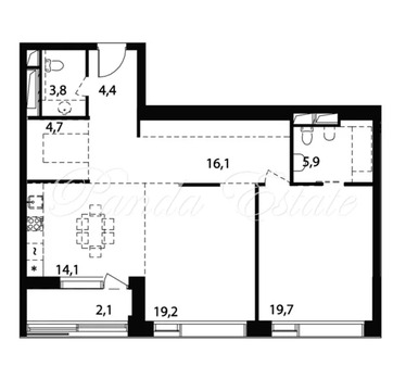 Москва, 3-х комнатная квартира, ул. Усачева д.11 к 2.4, 64500000 руб.