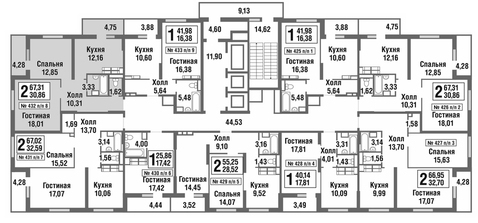 Москва, 2-х комнатная квартира, улица Татьянин Парк д., 8128389 руб.