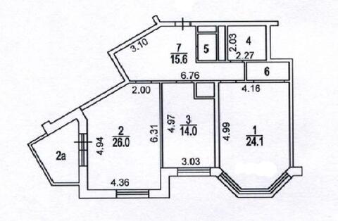 Москва, 3-х комнатная квартира, Ленинградский пр-кт. д.66 к2, 25000000 руб.