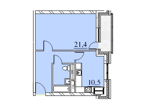 Москва, 1-но комнатная квартира, ул. Автозаводская д.23стр120, 7250016 руб.