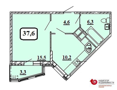 Красногорск, 1-но комнатная квартира, ул. Игоря Мерлушкина д.д. 8, 5038181 руб.