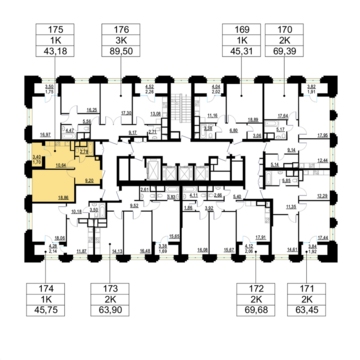 Москва, 1-но комнатная квартира, ул. Берзарина д.д. 28, корп. 3, 9311750 руб.