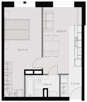 Москва, 1-но комнатная квартира, Кронштадтский б-р. д.6к4, 8239800 руб.