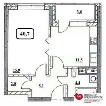 Москва, 1-но комнатная квартира, пр-кт Будённого д.д. 51к4, 9641100 руб.