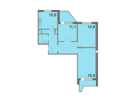 Москва, 3-х комнатная квартира, Грайвороновский 2-й проезд д.вл38с4, 10770210 руб.