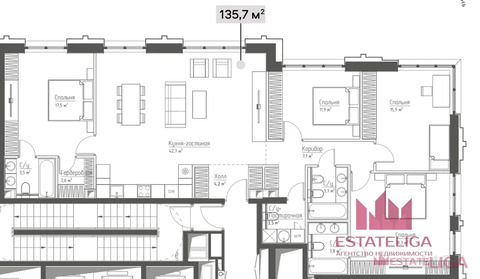 Москва, 4-х комнатная квартира, ул. Дубининская д.59А, 65000000 руб.